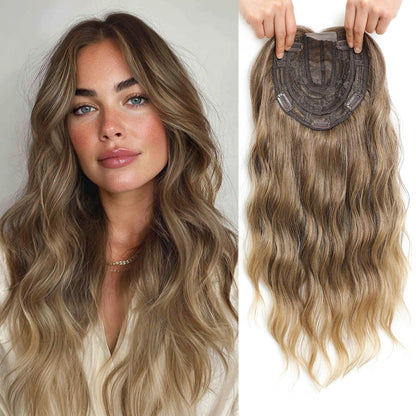 🔥 Final Hours –🌷2026 New Lightweight & Breathable Wavy Hair Topper