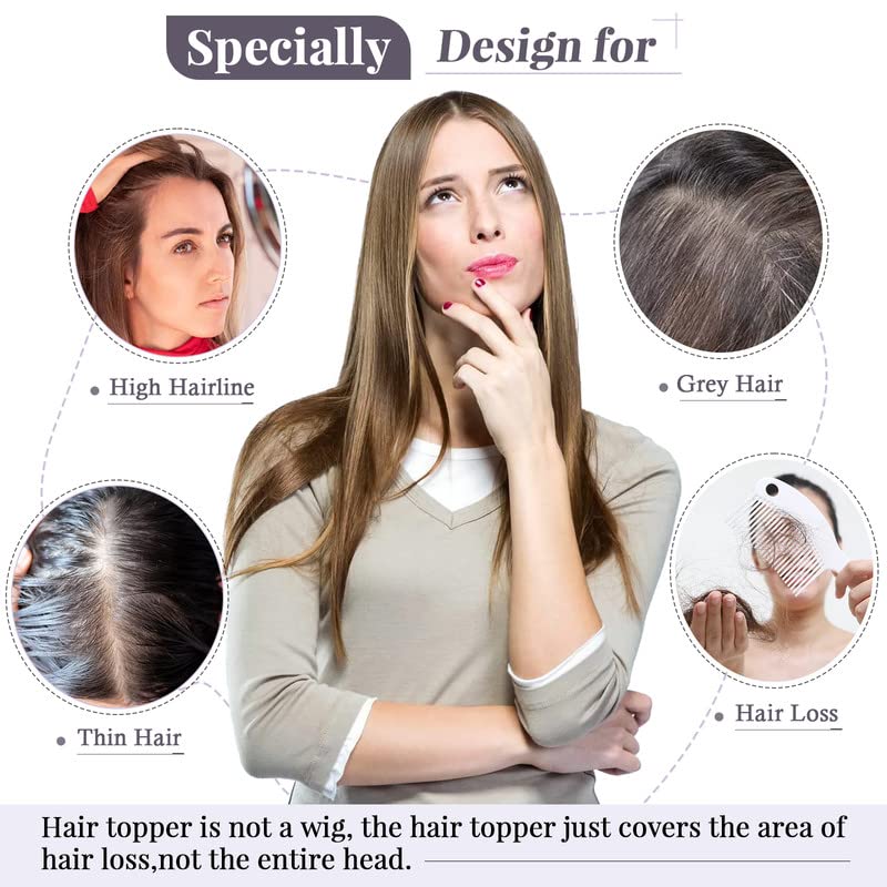 🔥 Final Hours –🌷2026 New Lightweight & Breathable Wavy Hair Topper
