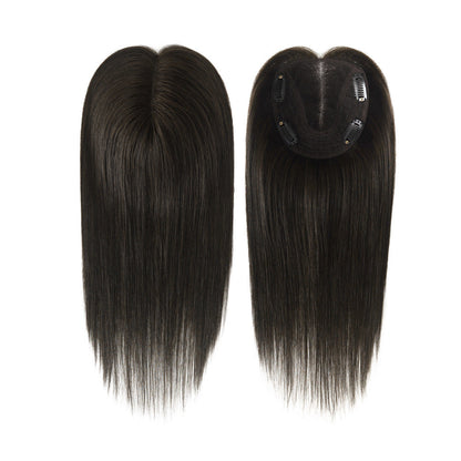 4.5x5-inch Durable Lace Hair Toppers 12" Human Hair Pieces for Women