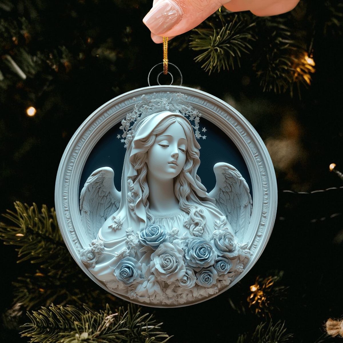 Angelic Guardian Mica Ornament NCU0TL053