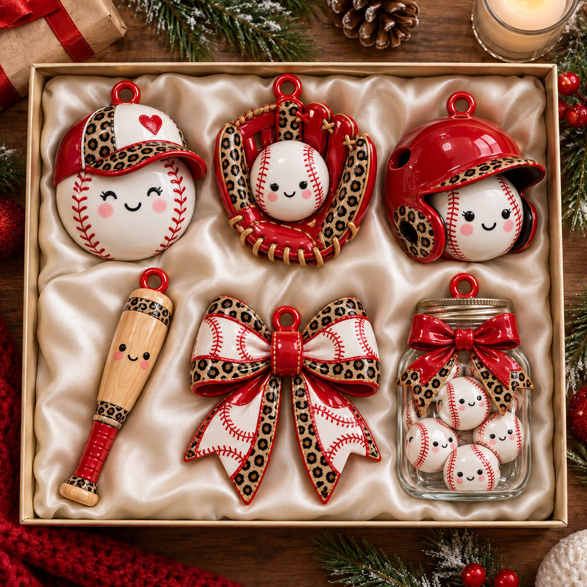 Baseball Mom Ornament Gift Set NCU0HT144