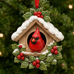 Cardinal House Mica Ornament NCU0HT031