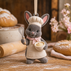 Chef Bunny Mica Ornament NCU0TM041