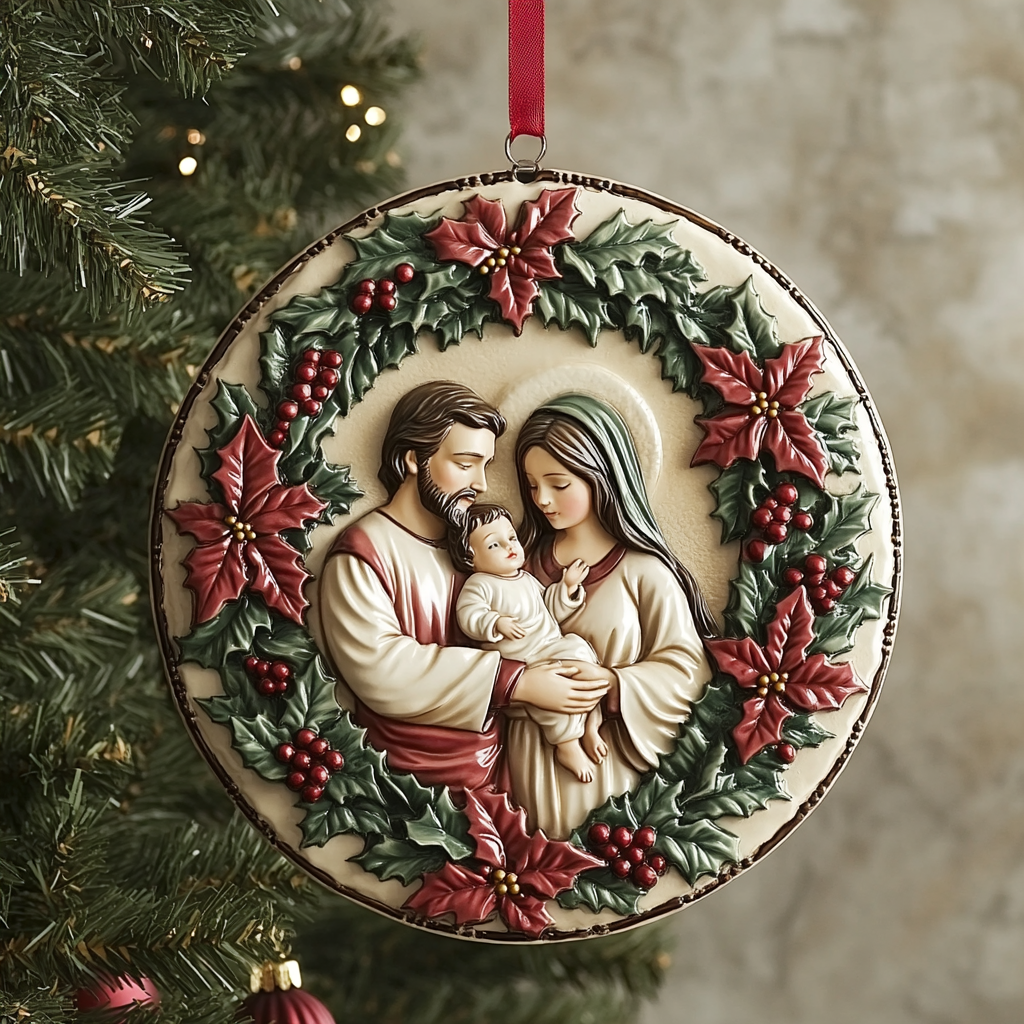 Christmas Serenity Mica Ornament NCU0TL069