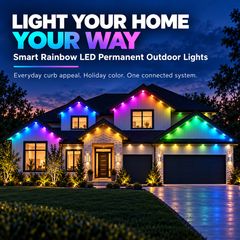 WiFi and Bluetooth Connected Smart Color-Changing LED Permanent Outdoor Lights🎁