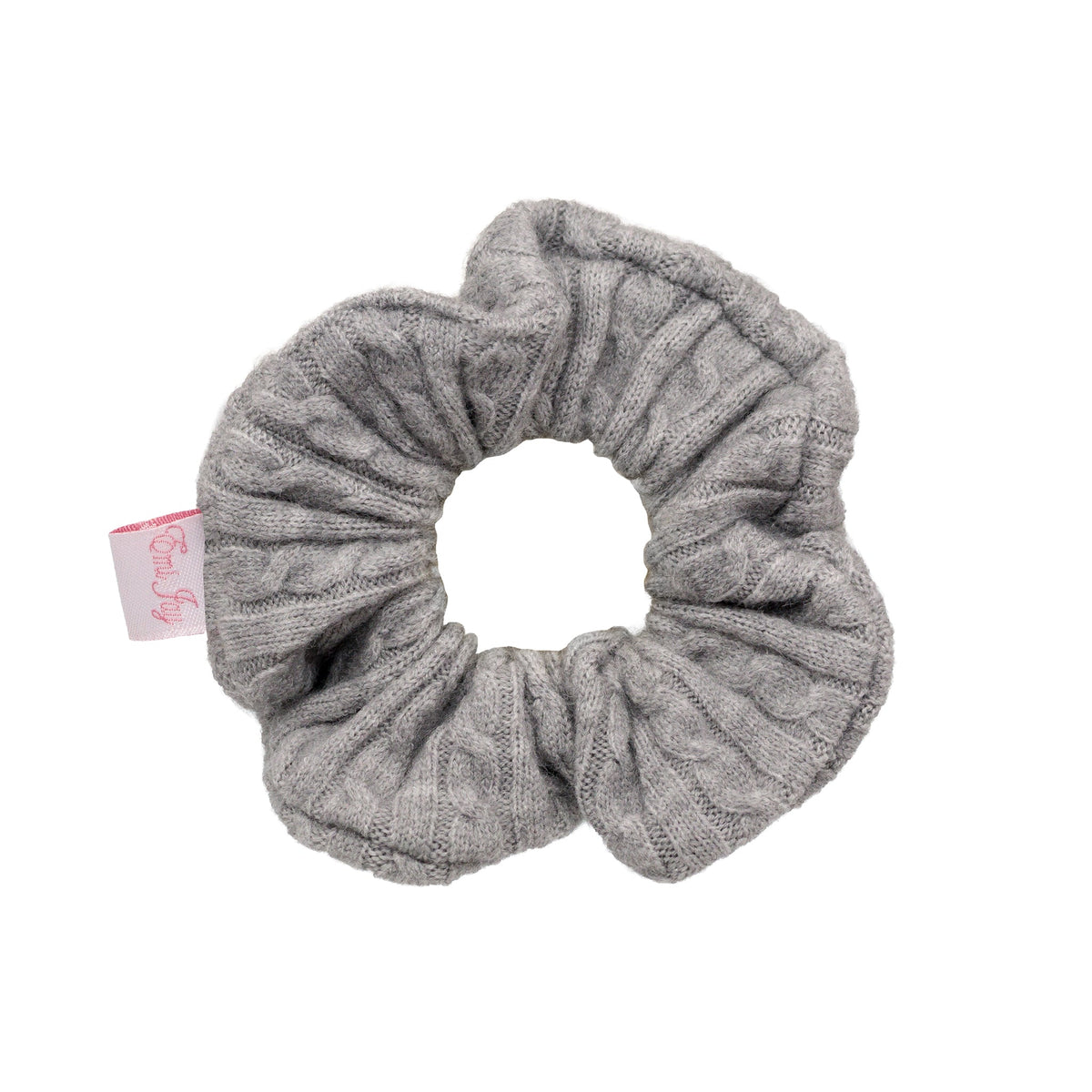 Cozy Scrunchie in Heather Cloud Knit