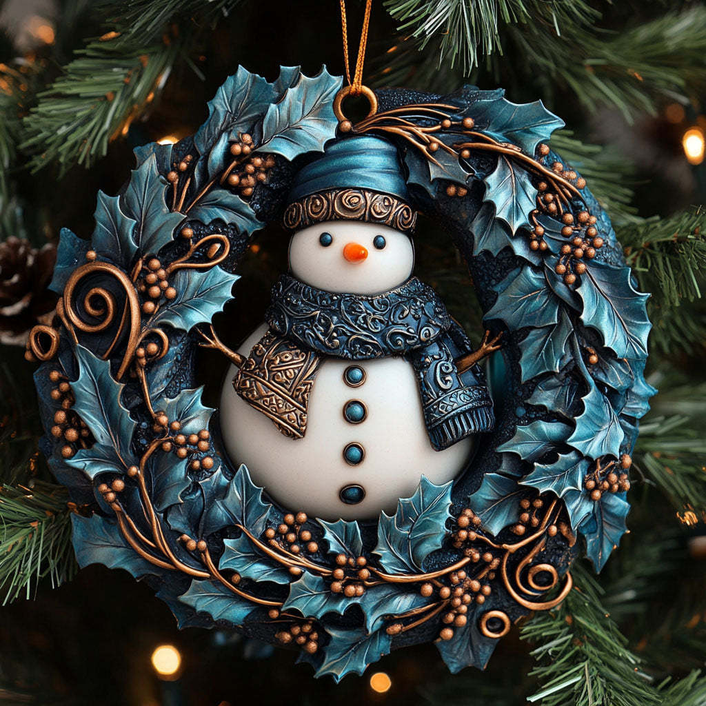 Cozy Snowfall Mica Ornament NCU0PT091