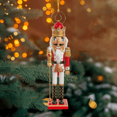 Festive Nutcracker Soldier - Mica Ornament NCU0PD196