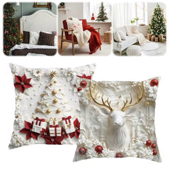 Pillow Covers Christmas Decorations Pillowcase Holiday Cushion Case for Bedroom Sofa Holiday Winter Home Decor