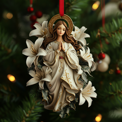 Holy Mother Mica Ornament NCU0TL049