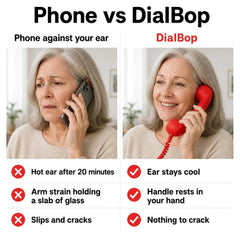 Frosted anti-radiation handset