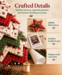DIY Quilted Santa Christmas Tree Kit 🎄