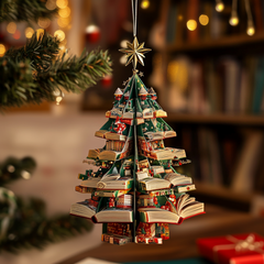 Literary Lights Mica Ornament NCU0PT129