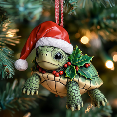 Merry Reef Turtle Mica Ornament NCU0PT079