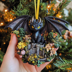 Midnight Fortress Mica Ornament NCU0NT017