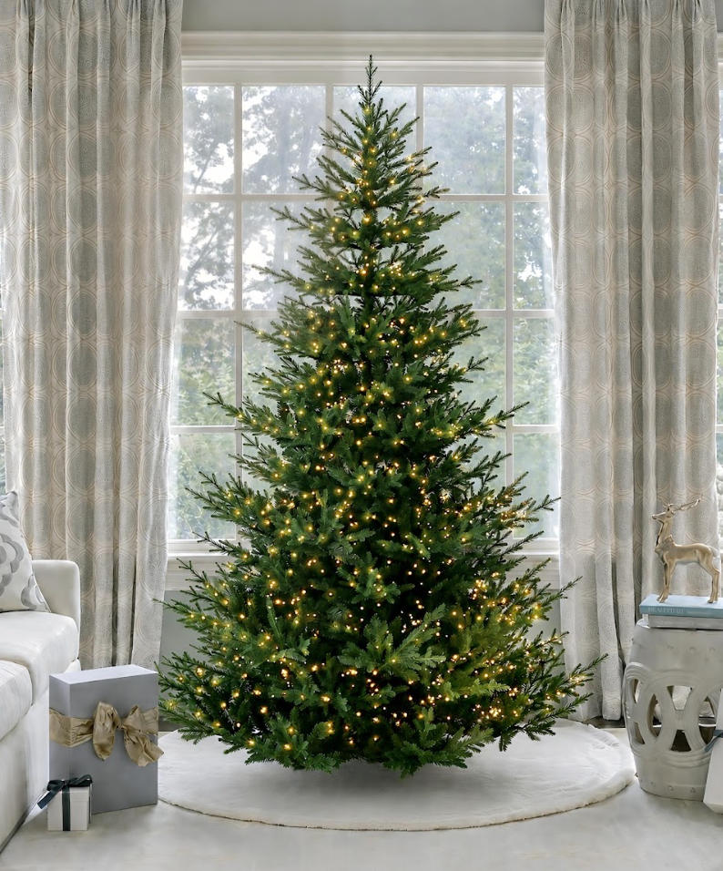 7.5' Soho Spruce Artificial Christmas Tree 2000 Lux LED Lights