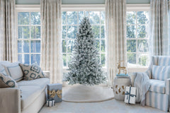 6' Prince Flock® Artificial Christmas Tree with 350 Warm White LED Lights