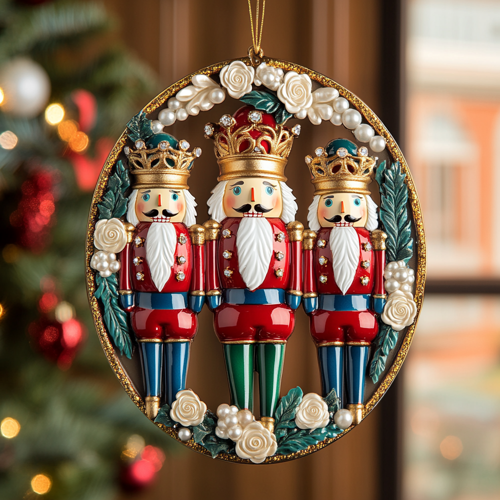 Regal Rosettes Mica Ornament NCU0TL083