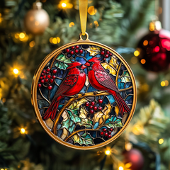 Scarlet Duo Mica Ornament NCU0VH015