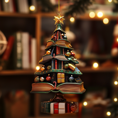 Scholarly Cheer Mica Ornament NCU0PT131