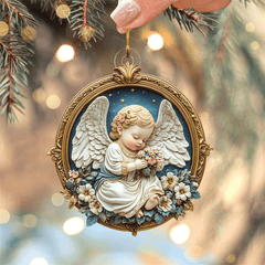 Serene Angel Mica Ornament NCU0TL097