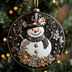 Snowy Delight Mica Ornament NCU0VH009