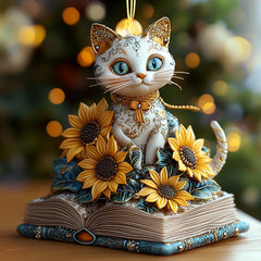 Sunflower Charm Mica Ornament NCU0NT033