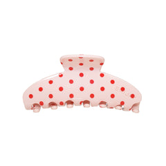 Big Effing Clip in Blush Polka Dot
