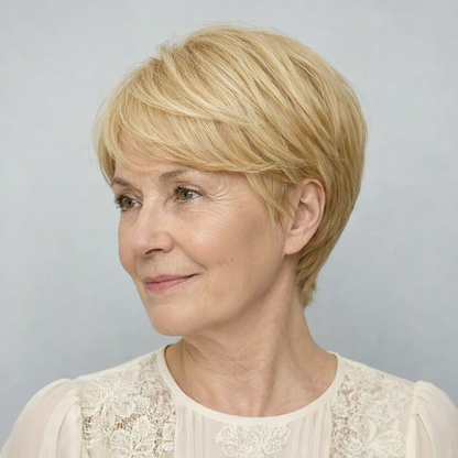 Hot Sale Short Hair Topper for Thinning Hair – Natural Look, Easy Clip-In