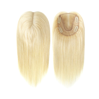 4.5x5-inch Durable Lace Hair Toppers 12" Human Hair Pieces for Women