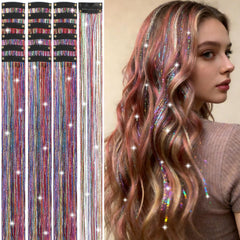Hair Tinsel Kit 18 Pcs