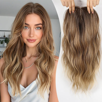 🔥 Final Hours –🌷2026 New Lightweight & Breathable Wavy Hair Topper