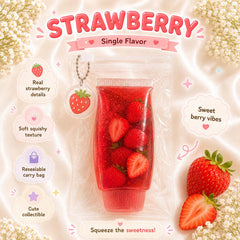 Jelly Toothpaste Squishy Sensory Toy ASMR Fidget Stress Relief Kawaii Fruit Flavors Desk Gift