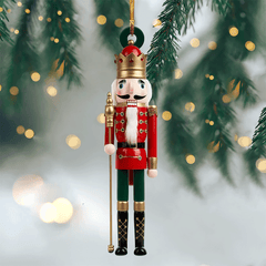 The Regal Nutcracker Mica Ornament  NCU0TL034