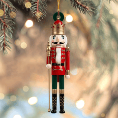 The Regal Nutcracker Mica Ornament  NCU0TL034