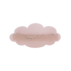 Ponytail Barrette in Pink Cloud