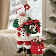 Santa's Bag of Surprises Mica Ornament  NCU0TL041