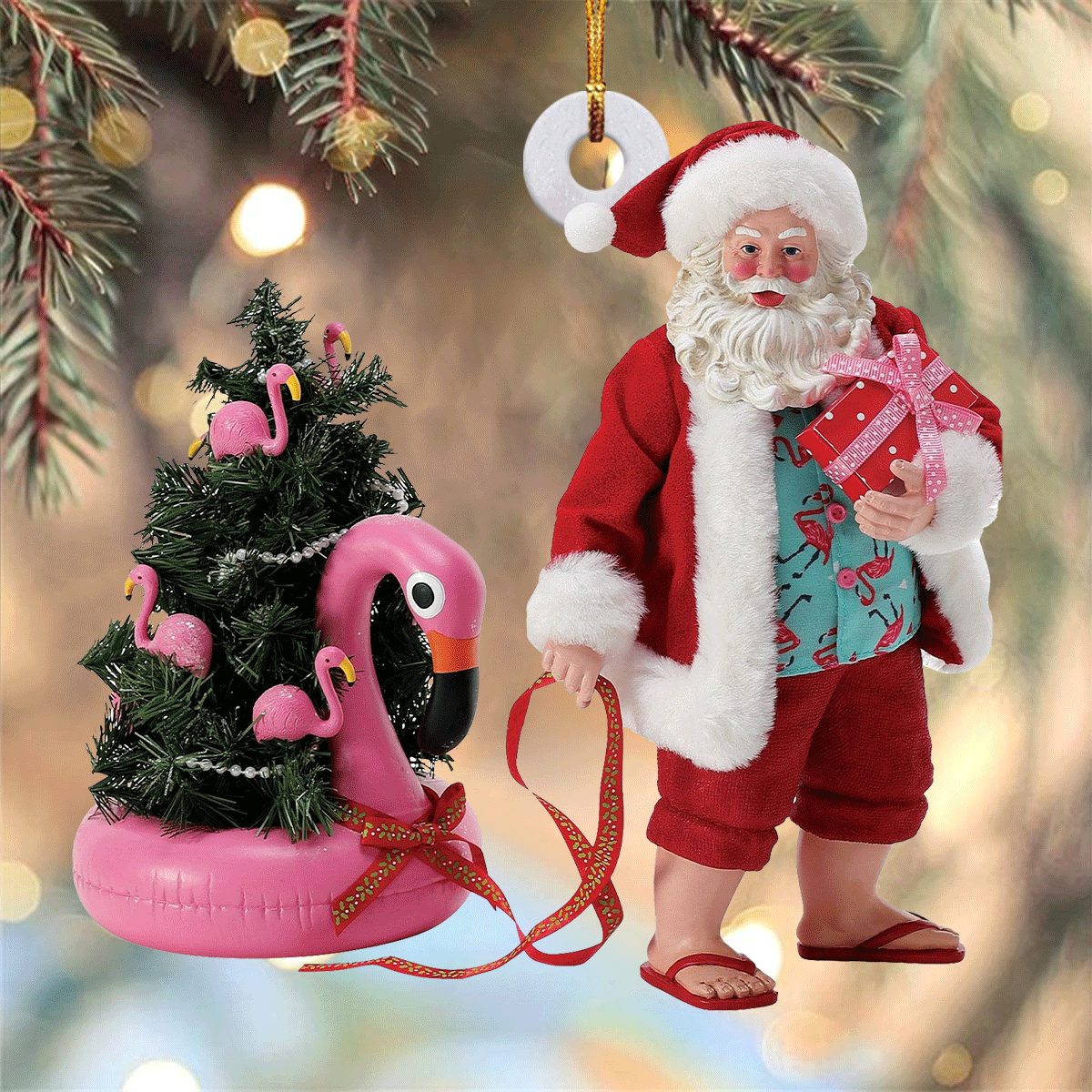 Aloha Christmas Mica Ornament  NCU0TL036