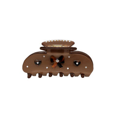 Sweetheart Clip in Cocoa Cashmere